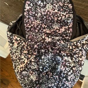 Floral Black and Pink Women's Bag